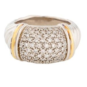 David Yurman Metro Diamond Ring 6.25